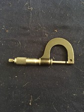 Antike Mikrometerschraube Bügelmessschraube L. S. Starrett Co. Athol Mass U.S.A.