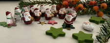 12 x kleine Nikolaus Figur
