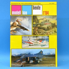 Modellbau heute 1 1984 GST DDR Flugmodell Schiffsmodell Bauplan Panzer T-35