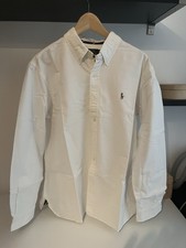 Klassisches Polo Ralph Lauren Oxford Hemd – Weiß | Größe XL (Comfort Fit)