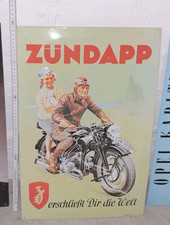 Blechschild ZÜNDAPP 60x40cm Sammlung
