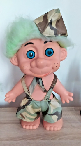 Vintage militär troll - vintage, xl