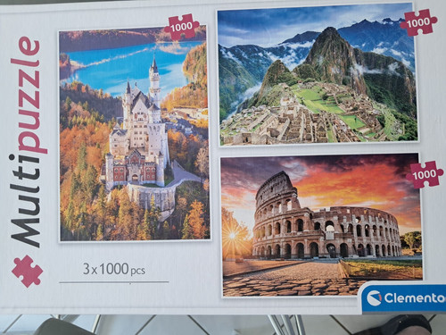 Puzzle 3x1000 von clementoni - 3x1000,