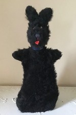 Dresdner Künstlerpuppe Handpuppe Hund Fa. Expertic DDR selten