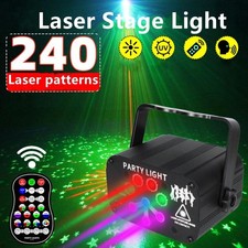 RGB Laser Projektor Bühnenbeleuchtung Strobe Beam DJ Disco Party Lichteffekt.