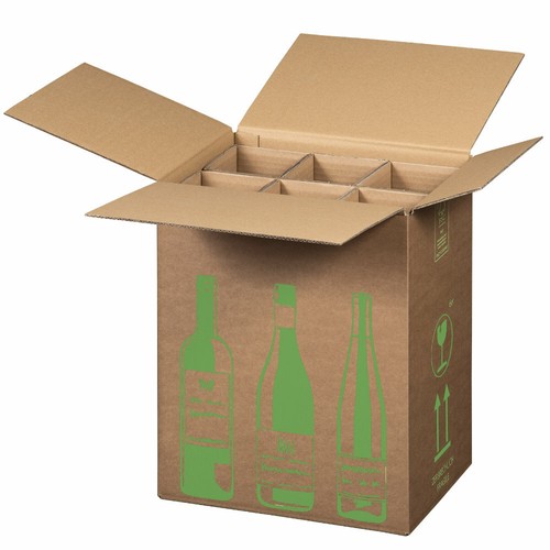 Weinversandkarton für - , 6