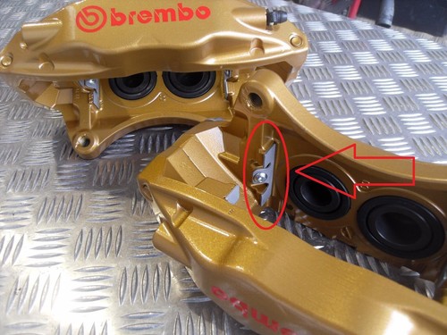 Subaru wrx sti brembo gold - wrx,