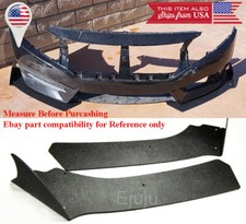 2 Pcs Add On ABS Bumper Lip