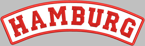 Hamburg aufnäher - hamburg,