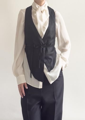 Lederweste helmut lang - helmut,