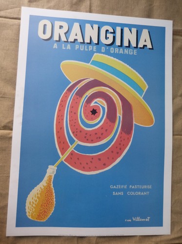 Plakat poster orangina - #plakat#,