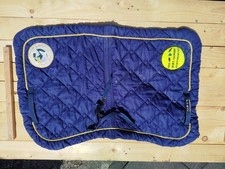 dressur pony schabracke blau