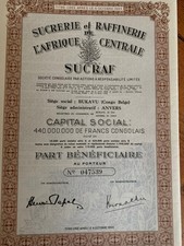 Sucrerie et Raffinerie Afrika  Sucraf Congo