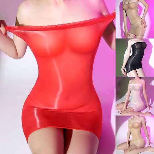 Kleid eng glänzender - kleid, seidig