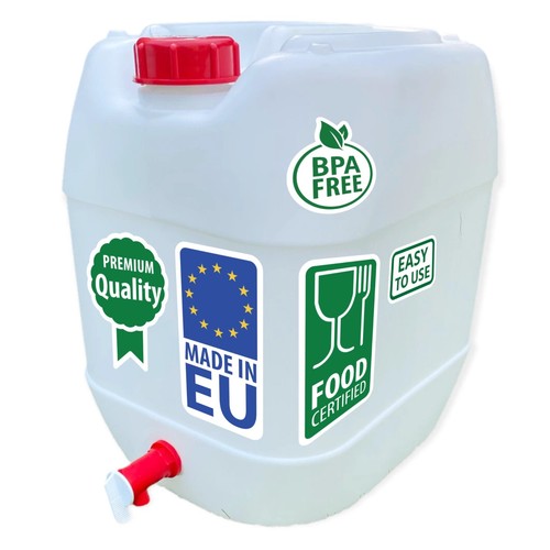 Wasserkanister liter hahn - liter,