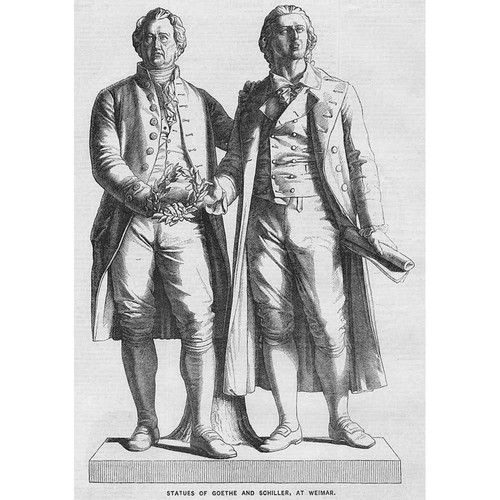 Deutschland statuen von goethe - statuen,
