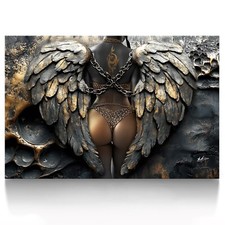 Leinwand Bild Engelsflügel