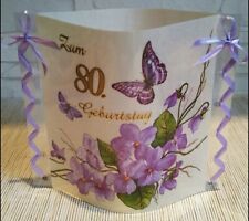 Tischdekoration zum 80