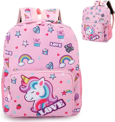 Einhorn regenbogen rucksack - regenbogen,