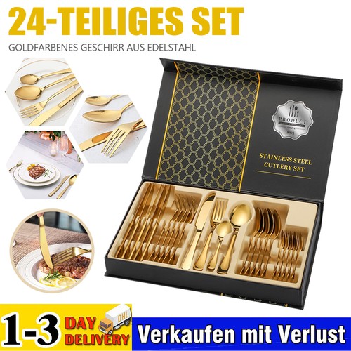 Teilig besteckset edelstahl - besteckset,