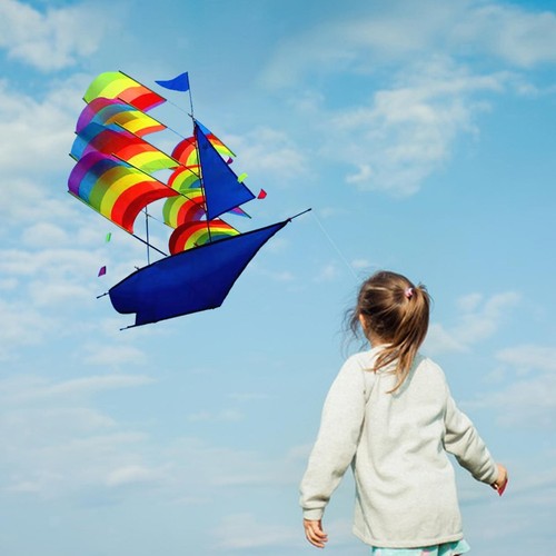 Regenbogen segelboot fly kite - segelboot,