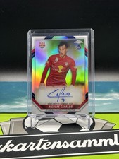 2022 TOPPS Chrome Red Bull Salzburg Soccer Autograph /49 Card Nicolas Capaldo RC