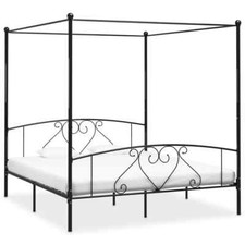 Himmelbett gestell metall bett - himmelbett-gestell,