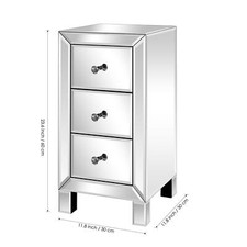 Neu Luxus Nachttisch Glas