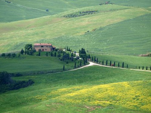 Wandbild orcia - orcia, (orciatal)