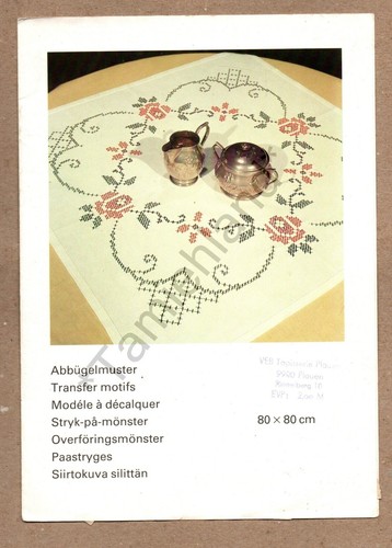 Abbügelmuster 80 x - ,