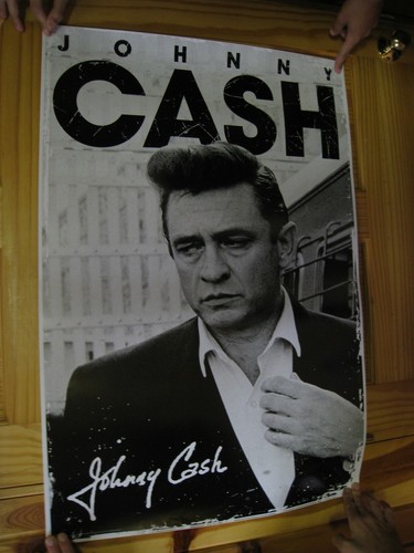 Johnny cash poster nahaufnahme - poster,