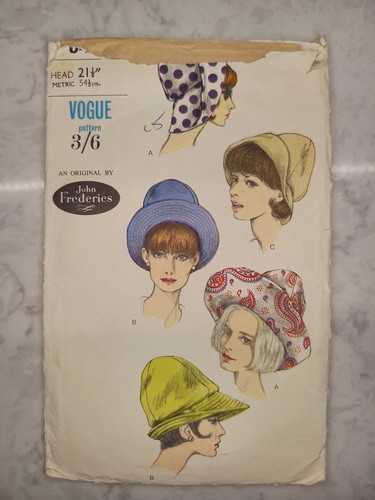 Vintage vogue 6411 mützen - 6411,