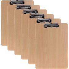 Klemmbrett A4 Holz 6er Set