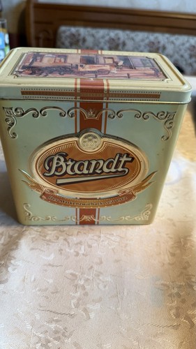 Vintage brandt zwieback - vintage, dose