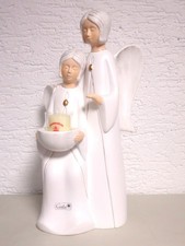 Engel Paar Sarah mit Teelicht, Höhe 50 cm, Valentino Wohnideen