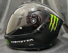 Nolan X-903 ULTRA CARBON PURO mit MONSTER Aufkleber Motorrad Touring Helm