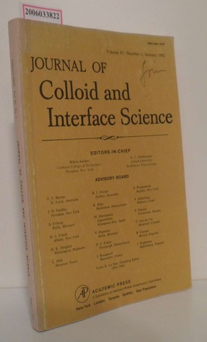Journal colloid and - journal,