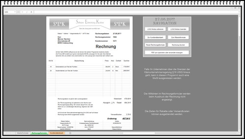 Rechnungsprogramm easy faktura - rechnungsprogramm,
