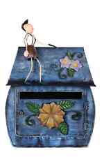 Briefkasten Häuschendesign NA10B336 Metallverzierung Wandbriefkasten Metall