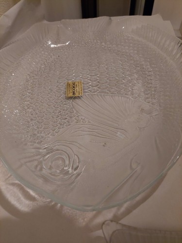 Große fisch servier - fisch, servier-platte