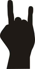 Finger heavy metal - finger,