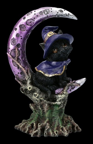 Hexen katzenfigur grimalkin - katzenfigur,