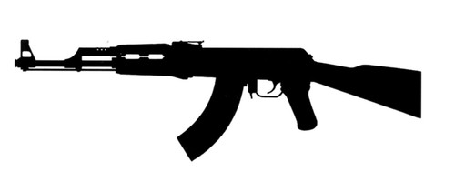 Temporäres tattoo 47 - tattoo, ak-47