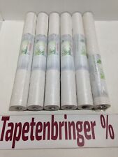 Papiertapete rasch 6 x 232103 (6Rollen) Kindertapete Sterne Beige Creme Glanz