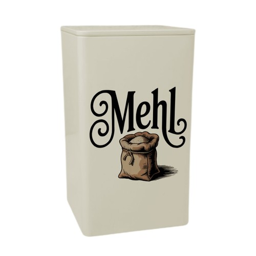 Mehl vintage vorratsdose 900ml - mehl,