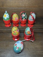 Vintage 70er Jahre Ostereier