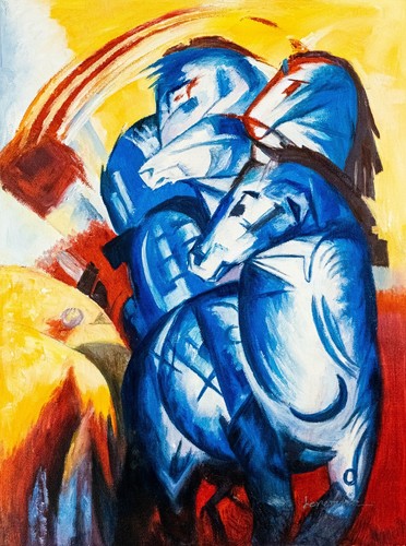 ölgemälde 30x40 franz marc - 30x40,