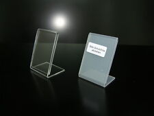 DIN A8 Verkaufsaufsteller 30x neu Plexi Preisschild L-Ständer Verkaufsschild