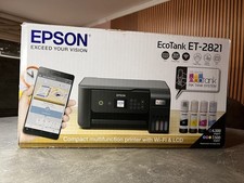 Epson EcoTank ET-2821 A4 Multifunction Wi-Fi Ink Tank Printer. Cost Savings: 