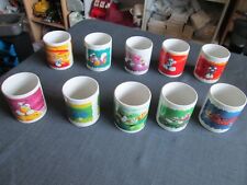 Diddl - 10 Stück Porzellan Becher ohne Henkel - ca. 6cm Ø